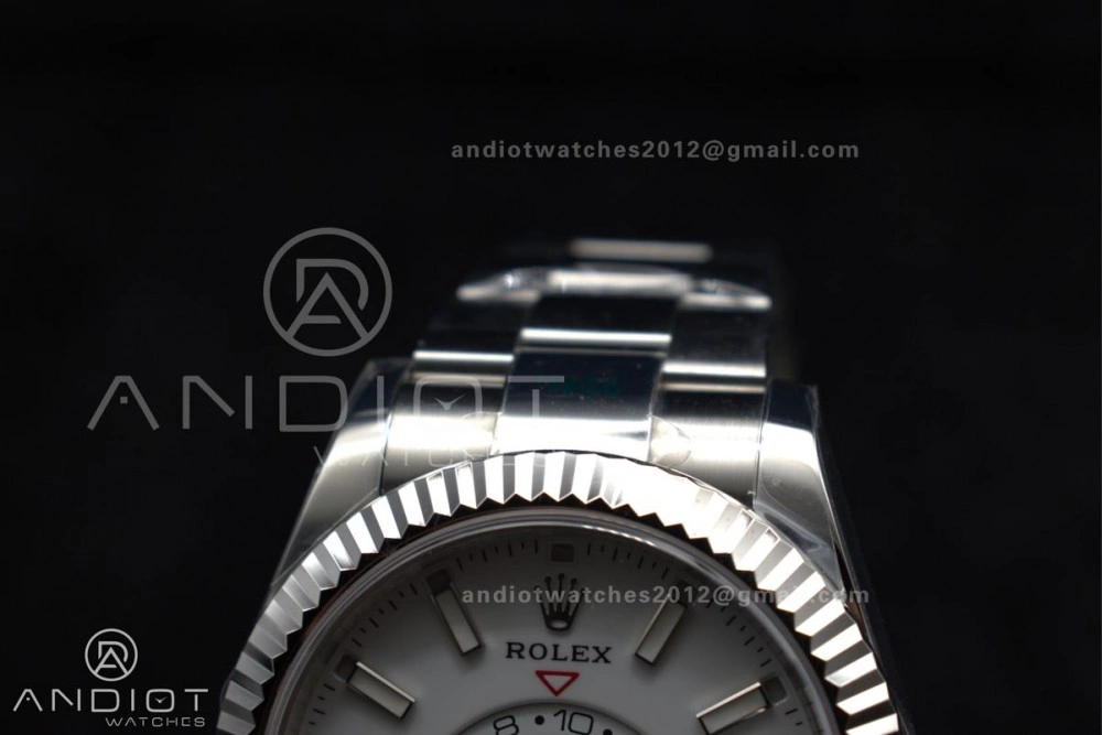 Efficient Sky-Dweller 326934 904L SS ZF 1:1 Best Edition White Dial on SS Bracelet A 1089