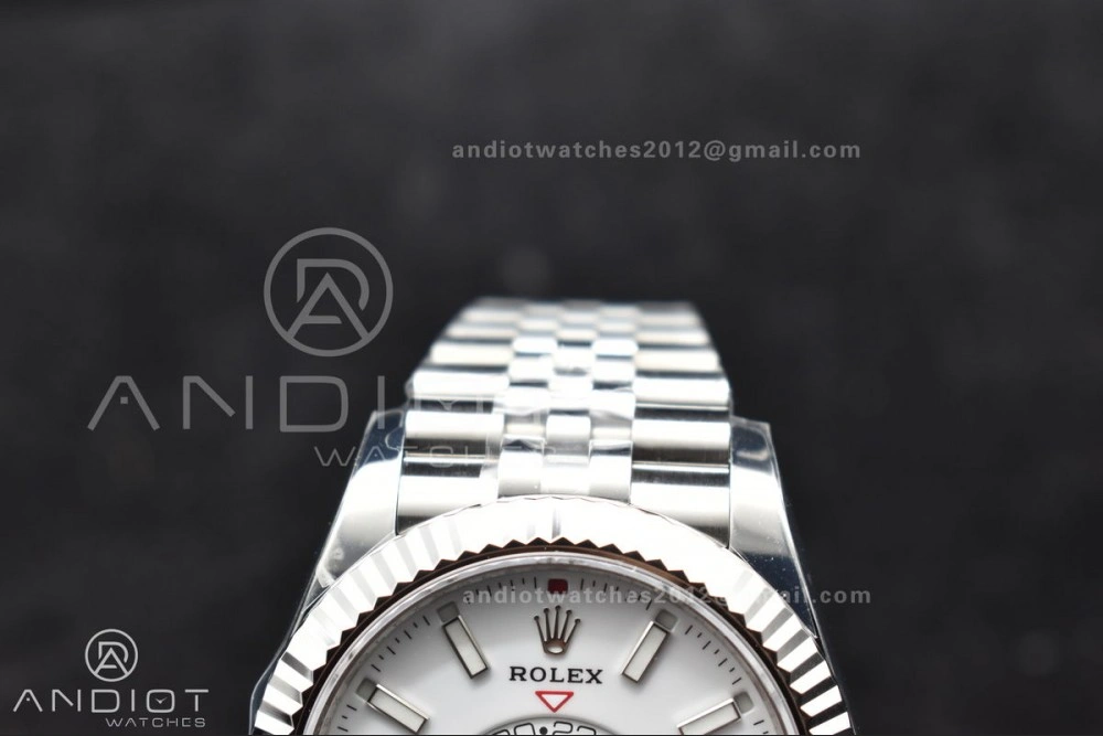 Lightweight Sky-Dweller 326934 904L SS ZF 1:1 Best Edition White Dial on SS Jubilee Bracelet A 1092