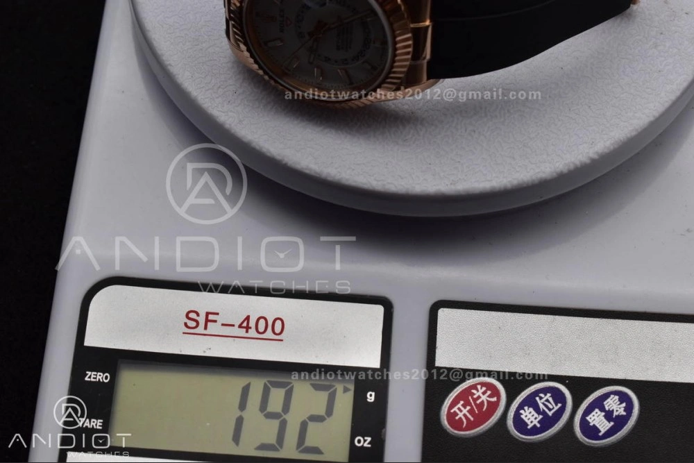 Sky-Dweller 336235 RG ZF 1:1 Best Edition Brown Dial on Oyster-flex Strap A23J (Gain Weight) Refined 1093