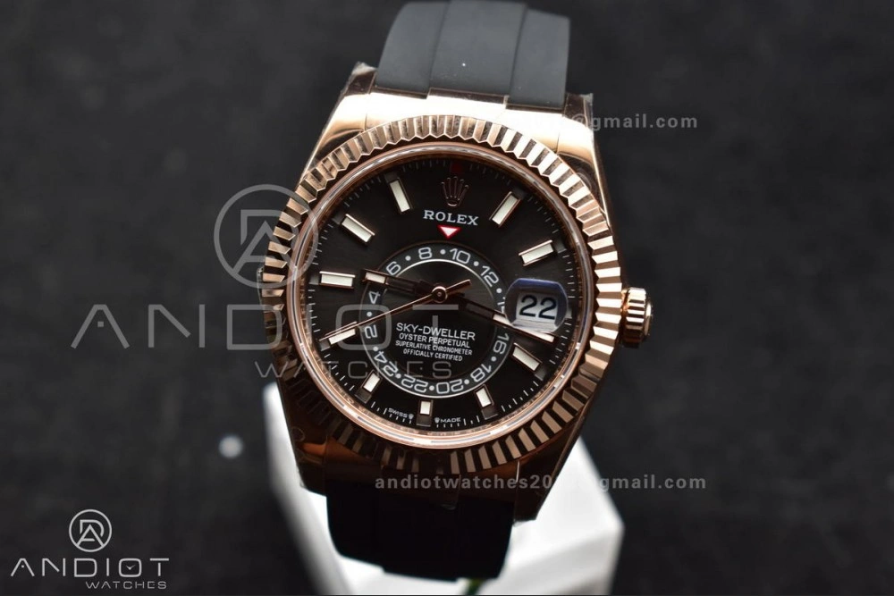 QuickDry Sky-Dweller 336235 RG ZF 1:1 Best Edition Grey Dial on Oyster-flex Strap A23J (Gain Weight) 1097