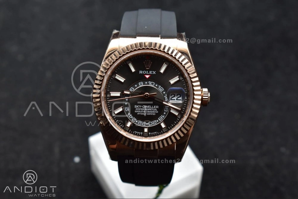 QuickDry Sky-Dweller 336235 RG ZF 1:1 Best Edition Grey Dial on Oyster-flex Strap A23J (Gain Weight) 1097