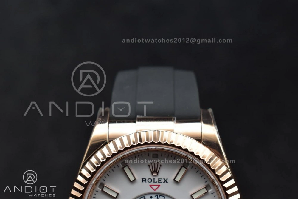 Sky-Dweller 336235 RG ZF 1:1 Best Edition White Dial on Oyster-flex Strap A23J (Gain Weight) Supportive 1101