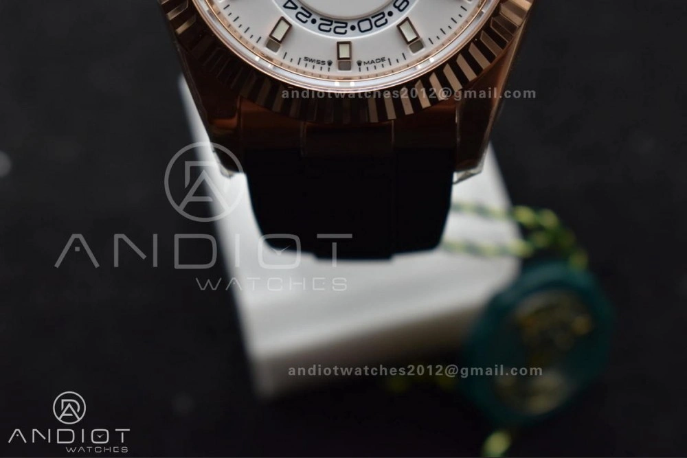 Sky-Dweller 336235 RG ZF 1:1 Best Edition White Dial on Oyster-flex Strap A23J (Gain Weight) Supportive 1101