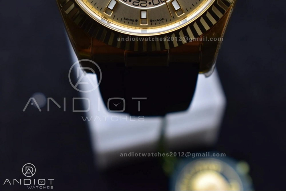 GoAnywhere Sky-Dweller 336238 YG ZF 1:1 Best Edition YG Dial on Oysterflex Strap A23J (Gain Weight) 1099