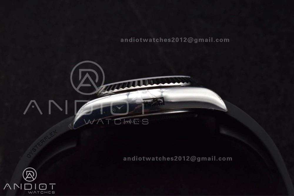 Stylish Sky-Dweller 336239 SS ZF 1:1 Best Edition Black Dial on Oysterflex Strap A23J (Gain Weight) 1106