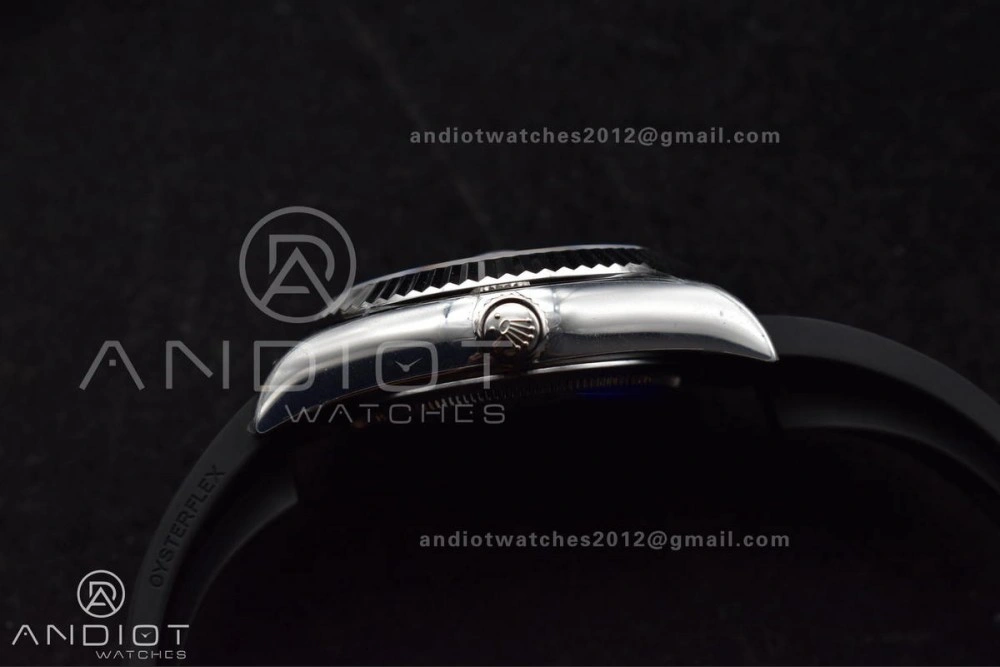 Stylish Sky-Dweller 336239 SS ZF 1:1 Best Edition Black Dial on Oysterflex Strap A23J (Gain Weight) 1106