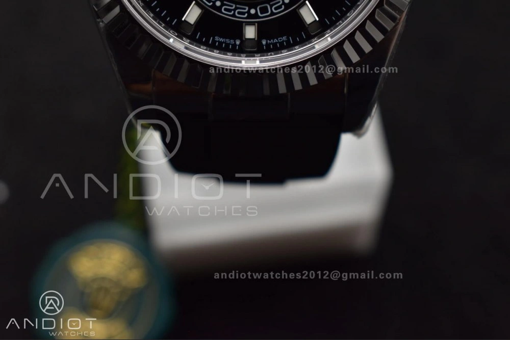 Stylish Sky-Dweller 336239 SS ZF 1:1 Best Edition Black Dial on Oysterflex Strap A23J (Gain Weight) 1106