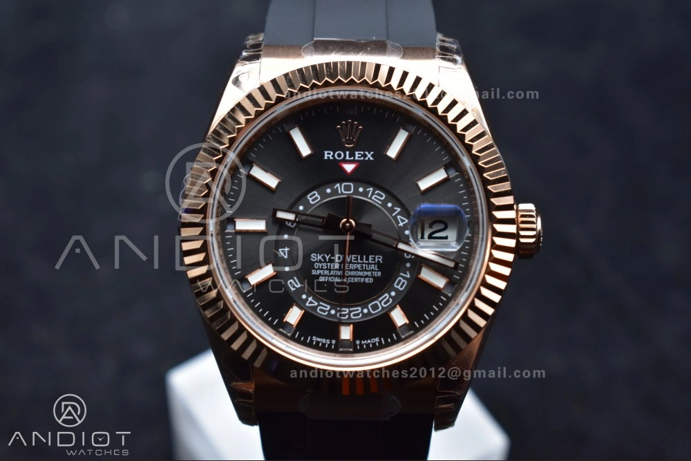 Skydweller RG Noob Best Edition Gray Dial on Oysterflex Strap A23J Thermal 1104