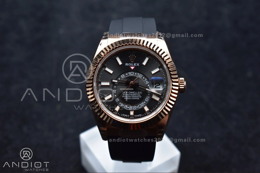 Skydweller RG Noob Best Edition Gray Dial on Oysterflex Strap A23J Thermal 1104