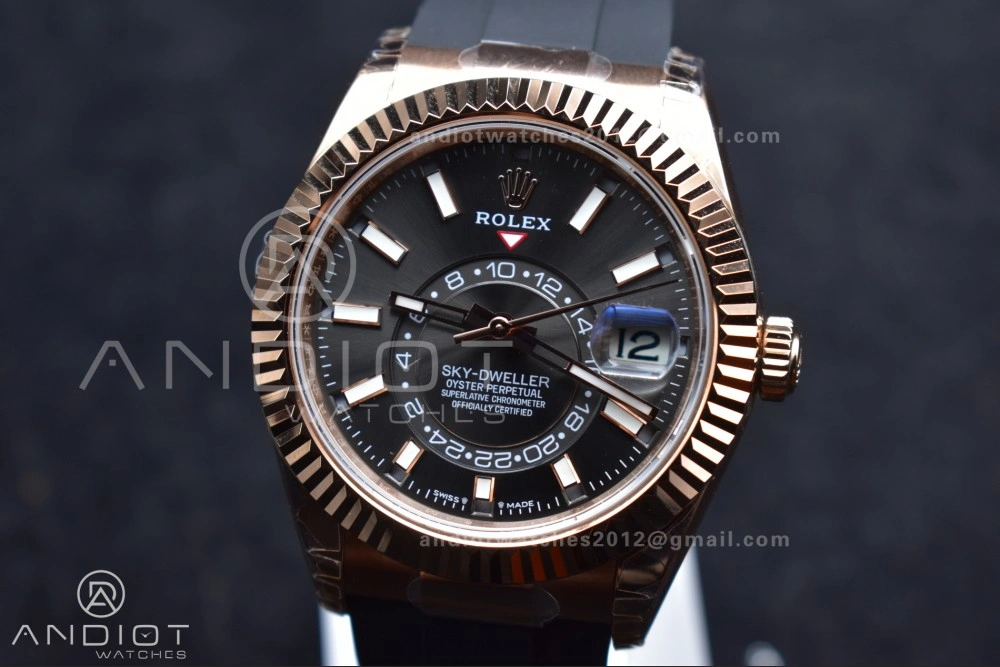 Skydweller RG Noob Best Edition Gray Dial on Oysterflex Strap A23J Thermal 1104
