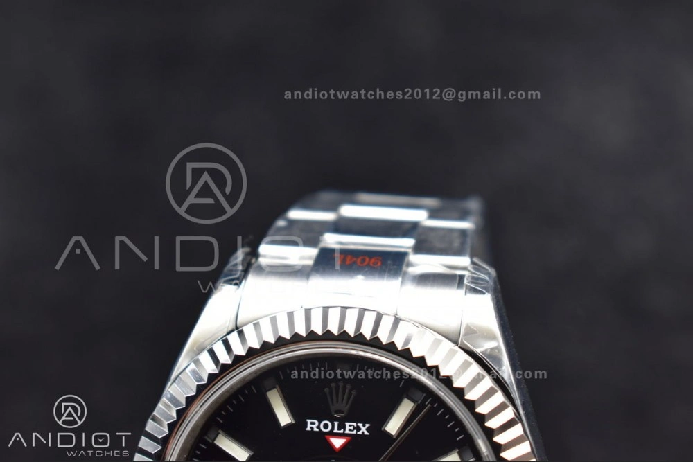 Skydweller SS Noob Best Edition Black Dial on SS Oyster Bracelet A23J Sophisticated 1105