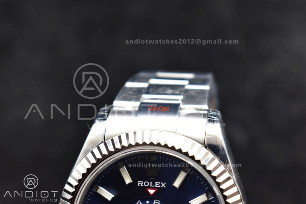 Skydweller SS Noob Best Edition Blue Dial on SS Oyster Bracelet A23J EasyCare 1108