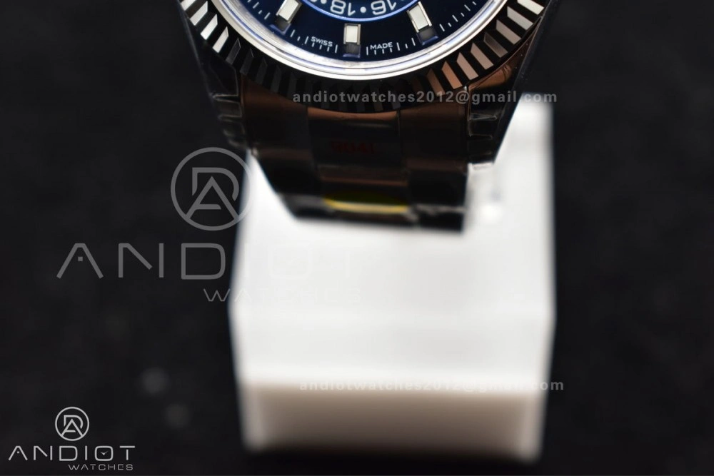 Skydweller SS Noob Best Edition Blue Dial on SS Oyster Bracelet A23J EasyCare 1108