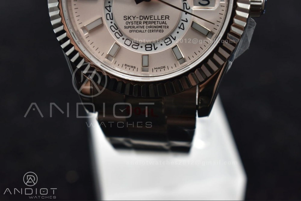 Skydweller SS TWF Best Edition White Dial on SS Bracelet BestValue 1123