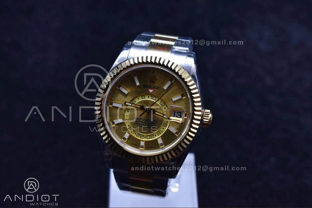 FreshLook Skydweller SS YG Noob Best Edition YG Dial on SS YG Bracelet A23J 1120