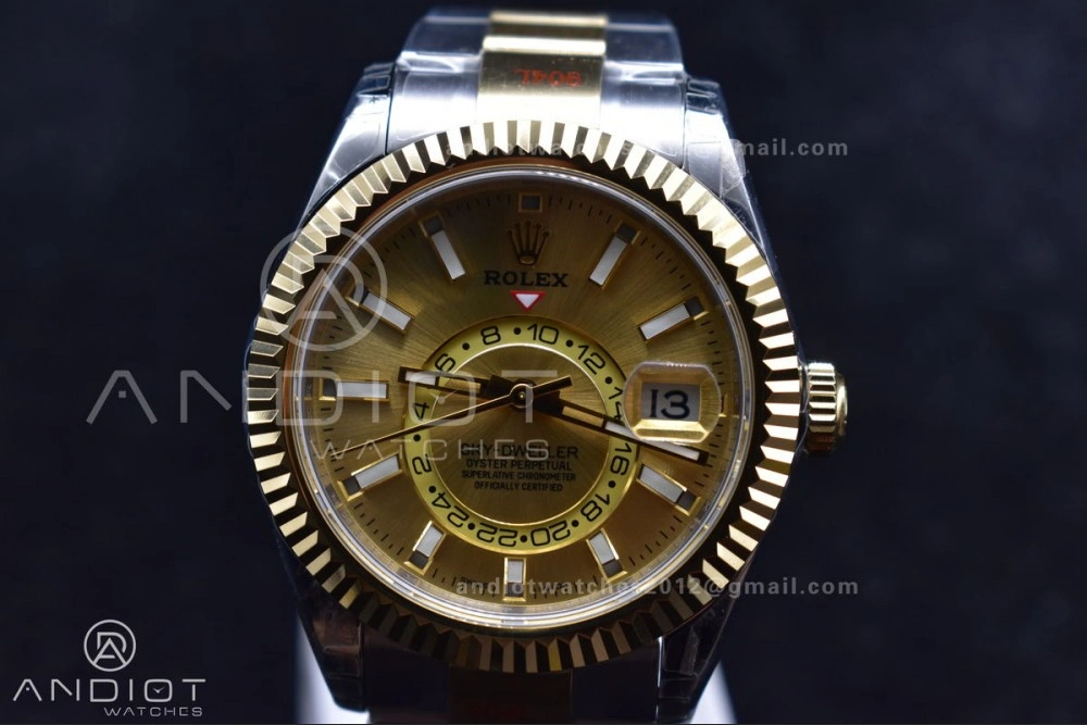 FreshLook Skydweller SS YG Noob Best Edition YG Dial on SS YG Bracelet A23J 1120