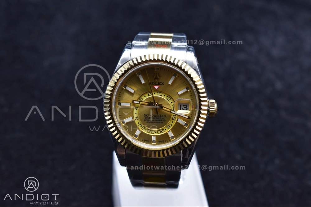 FreshLook Skydweller SS YG Noob Best Edition YG Dial on SS YG Bracelet A23J 1120