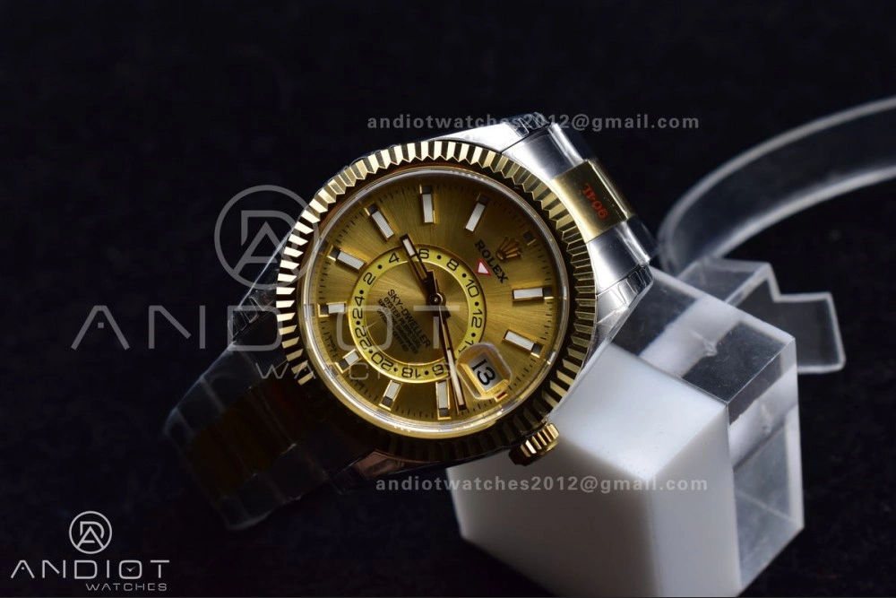 FreshLook Skydweller SS YG Noob Best Edition YG Dial on SS YG Bracelet A23J 1120