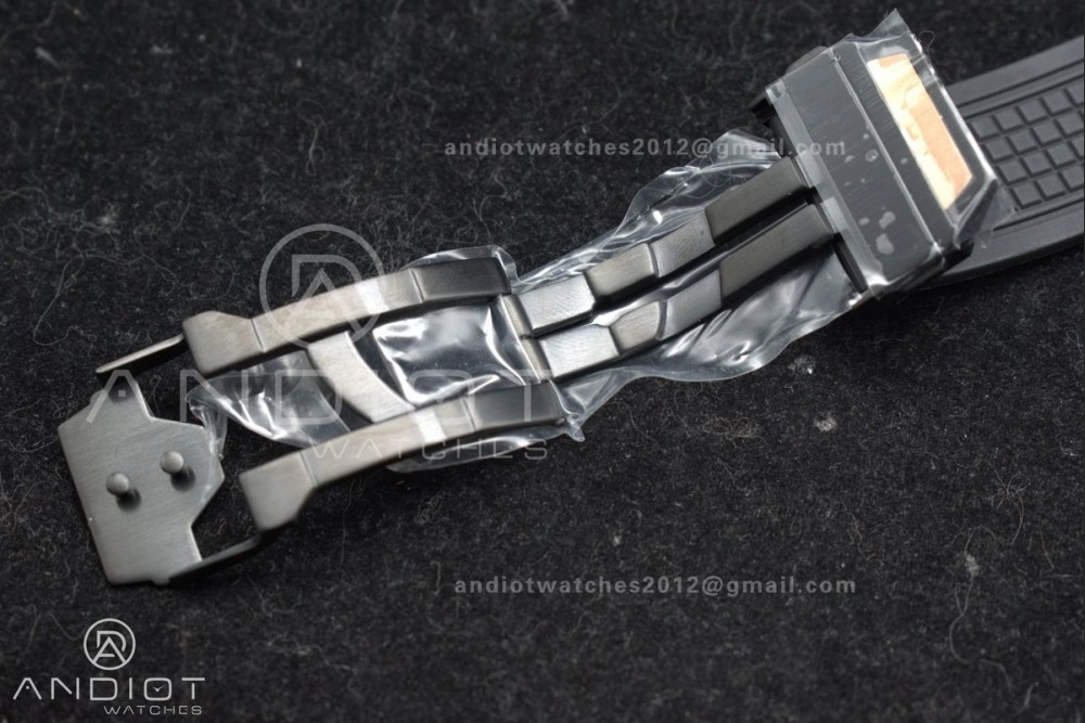 Square Bang Unico 42mm RG BBF 1:1 Best Edition Skeleton Dial Ceramic Bezel on Black Rubber Strap A Thermal 270