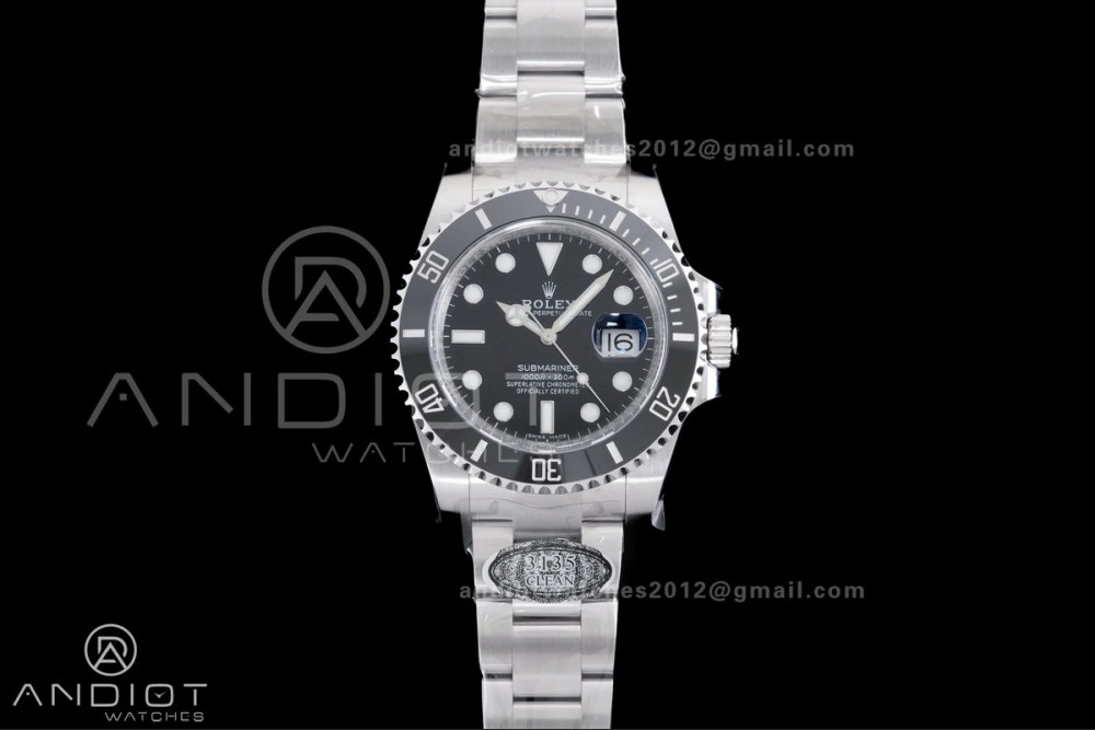 Minimalist Submariner 116610 LN Black Ceramic Clean 904L 1:1 Best Edition on SS Bracelet SA 1122