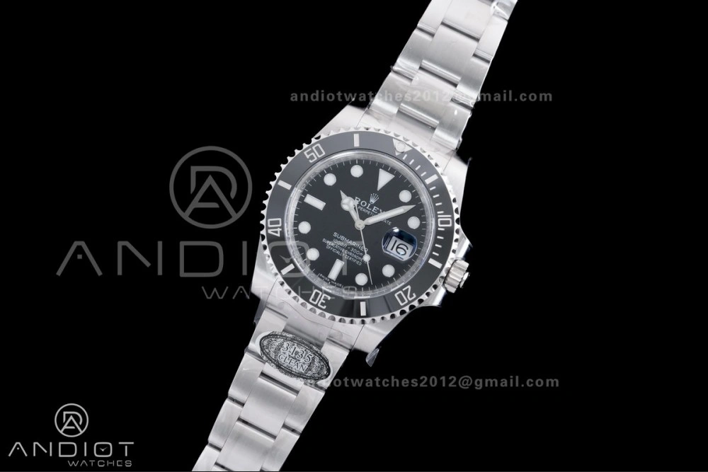 Minimalist Submariner 116610 LN Black Ceramic Clean 904L 1:1 Best Edition on SS Bracelet SA 1122