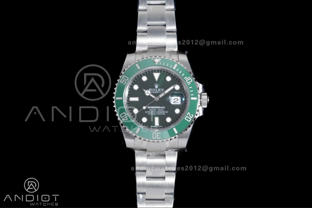 Resilient Submariner 116610 LV Green Ceramic 904L Steel VSF 1:1 Hulk Best Edition VS 1128