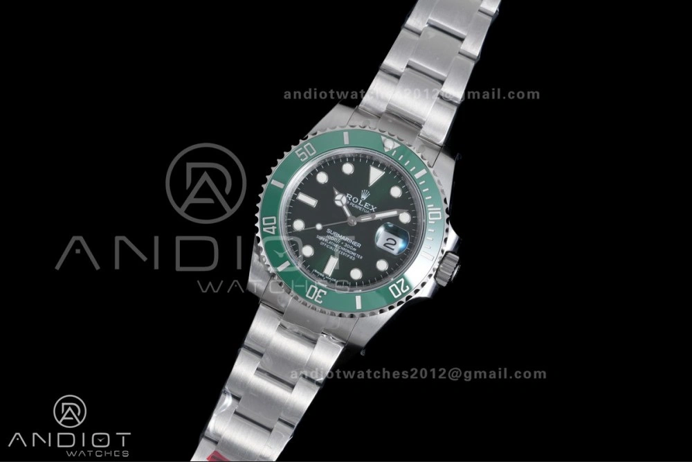 Resilient Submariner 116610 LV Green Ceramic 904L Steel VSF 1:1 Hulk Best Edition VS 1128