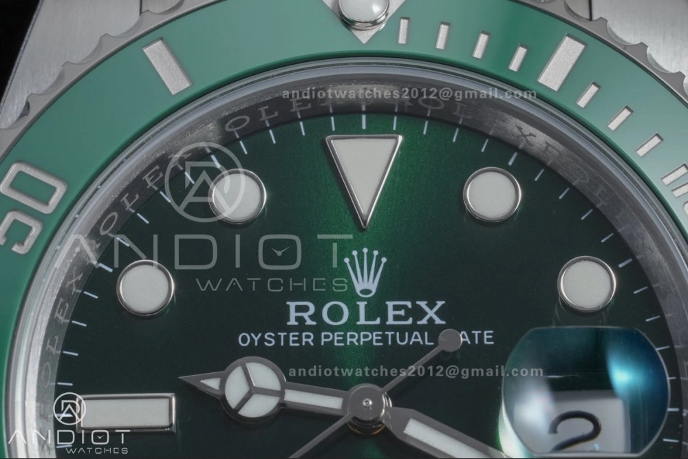 Resilient Submariner 116610 LV Green Ceramic 904L Steel VSF 1:1 Hulk Best Edition VS 1128