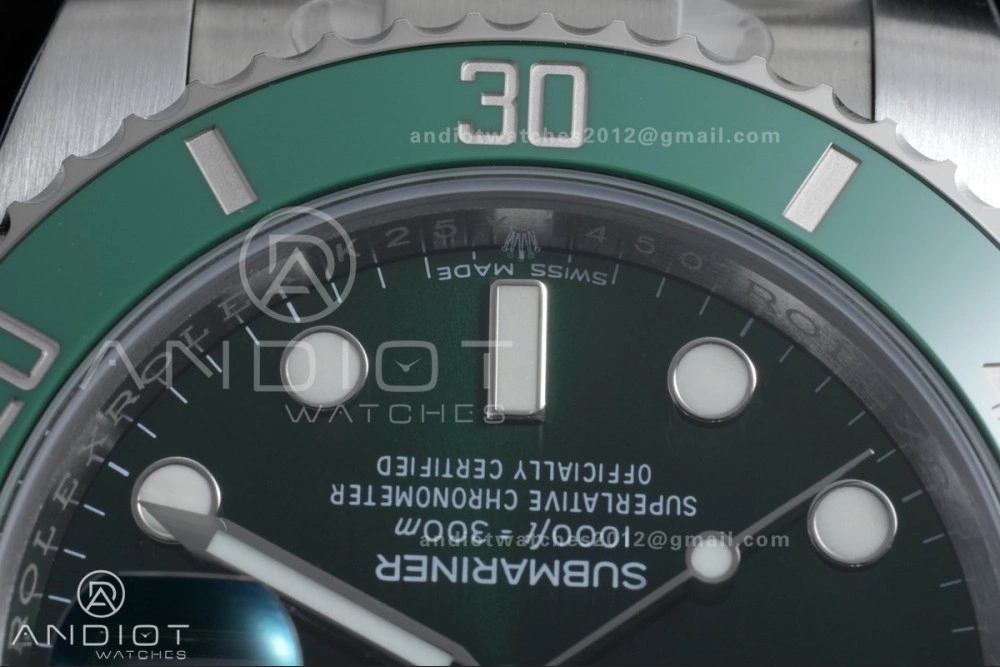 Resilient Submariner 116610 LV Green Ceramic 904L Steel VSF 1:1 Hulk Best Edition VS 1128