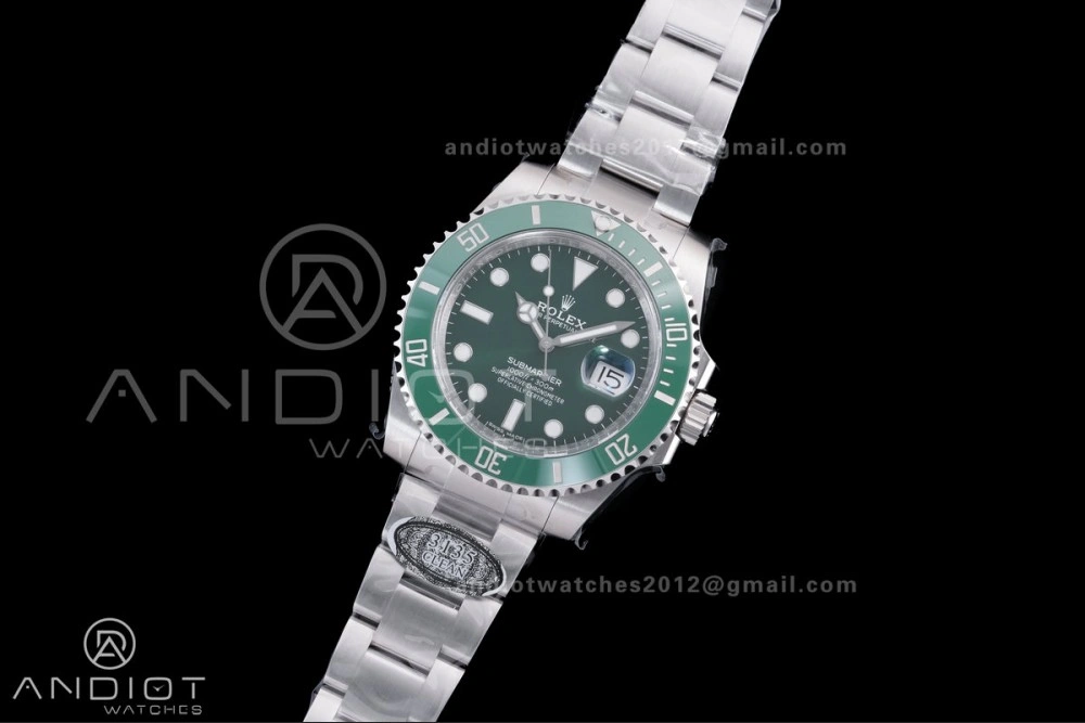 Affordable Submariner 116610 LV Green Ceramic Clean 904L 1:1 Hulk Best Edition On SS Bracelet SA 1125