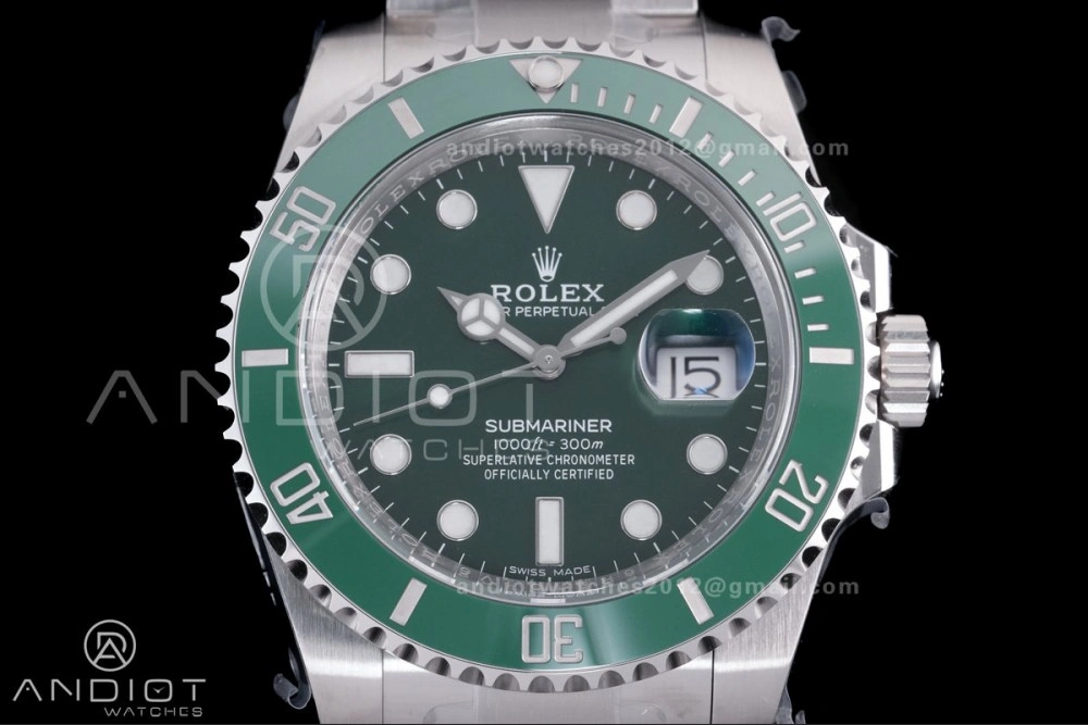 Affordable Submariner 116610 LV Green Ceramic Clean 904L 1:1 Hulk Best Edition On SS Bracelet SA 1125