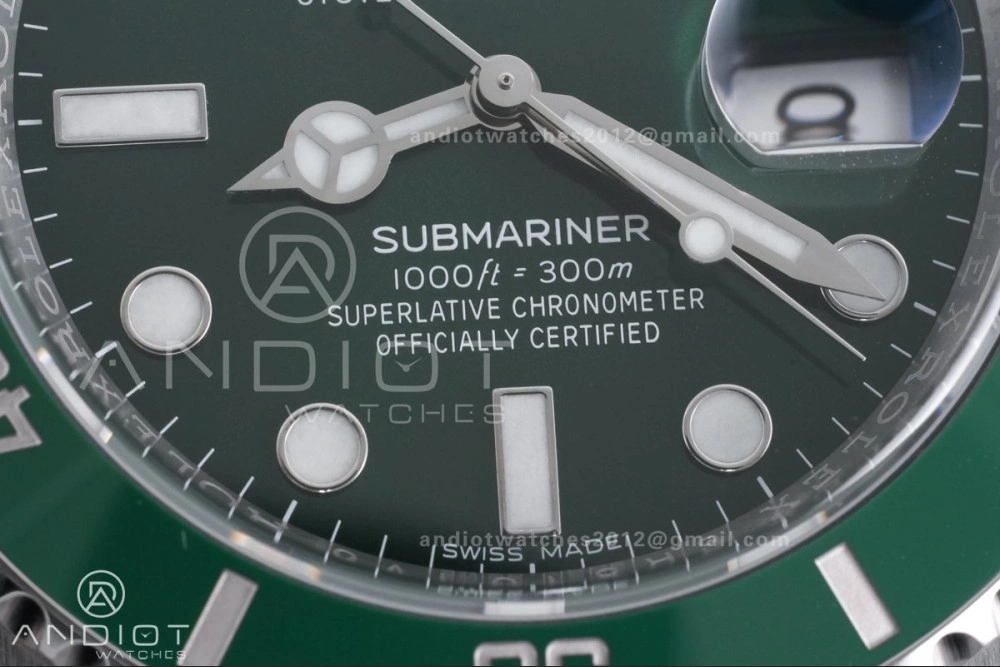 Affordable Submariner 116610 LV Green Ceramic Clean 904L 1:1 Hulk Best Edition On SS Bracelet SA 1125