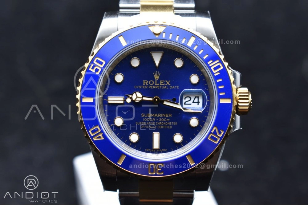 Modern Submariner 116613LB Blue Ceramic 904L Steel YG VSF 1:1 Best Edition Blue Dial VS 1132
