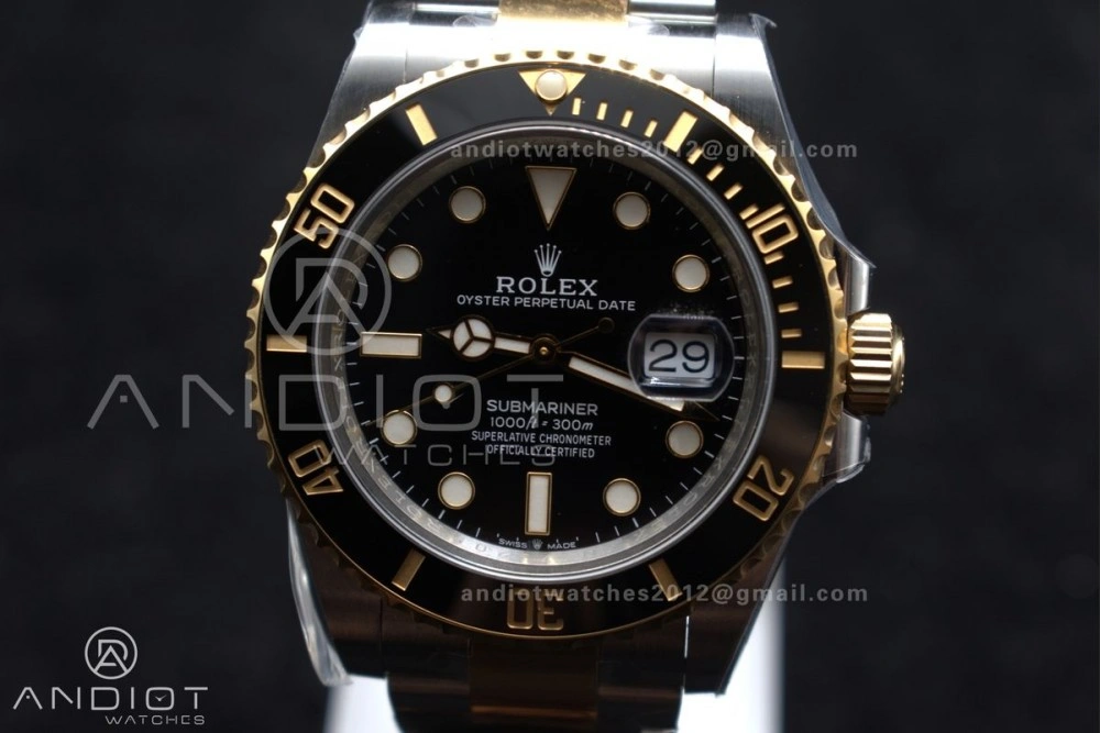 Submariner 126613 LN SS YG Black Ceramic 904L Steel Clean 1:1 Best Edition VR SoftTouch 1135