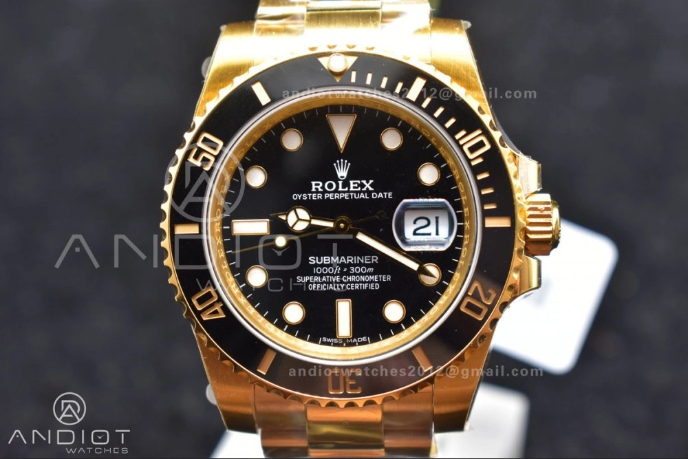 Submariner 126618 LN YG Black Ceramic 904L Steel VSF 1:1 Best Edition VS Attractive 1138
