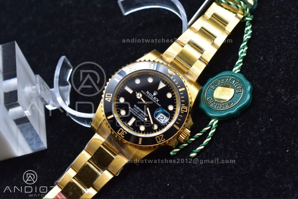Submariner 126618 LN YG Black Ceramic 904L Steel VSF 1:1 Best Edition VS Attractive 1138