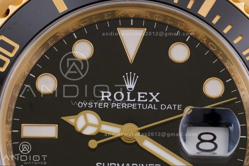 Submariner 126618 LN YG Clean 1:1 Best Edition Black Dial On YG Bracelet SH Functional 1141