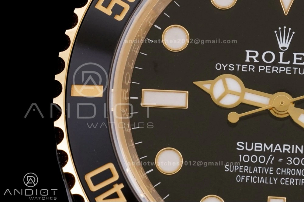 Submariner 126618 LN YG Clean 1:1 Best Edition Black Dial On YG Bracelet SH Functional 1141