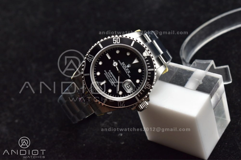 Submariner 16610 LN Black 904L Steel ARF1:1 Best Edition on SS Bracelet SH3135 V Reliable 1136
