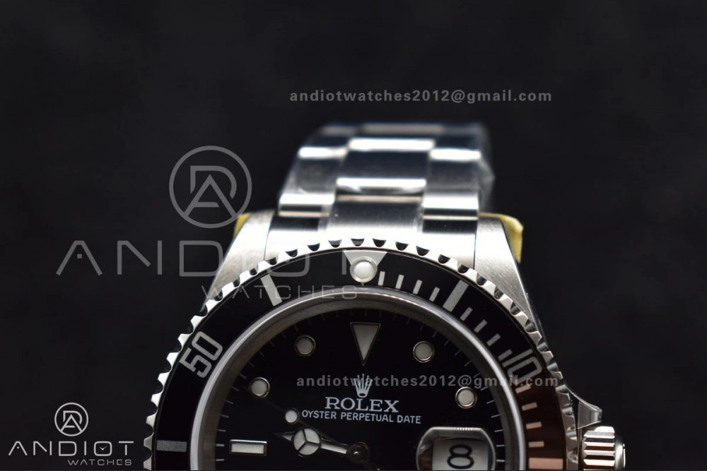 Submariner 16610 LN Black 904L Steel ARF1:1 Best Edition on SS Bracelet SH3135 V Reliable 1136