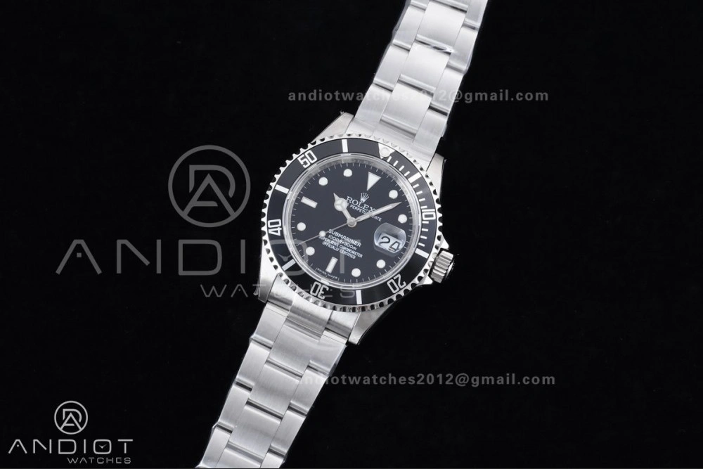 Submariner 16610 LN Black 904L Steel TMF 1:1 Best Edition on SS Bracelet SH EasyMatch 1139
