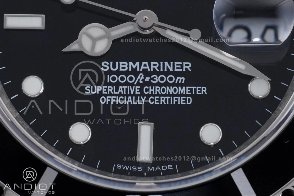 Submariner 16610 LN Black 904L Steel TMF 1:1 Best Edition on SS Bracelet SH EasyMatch 1139