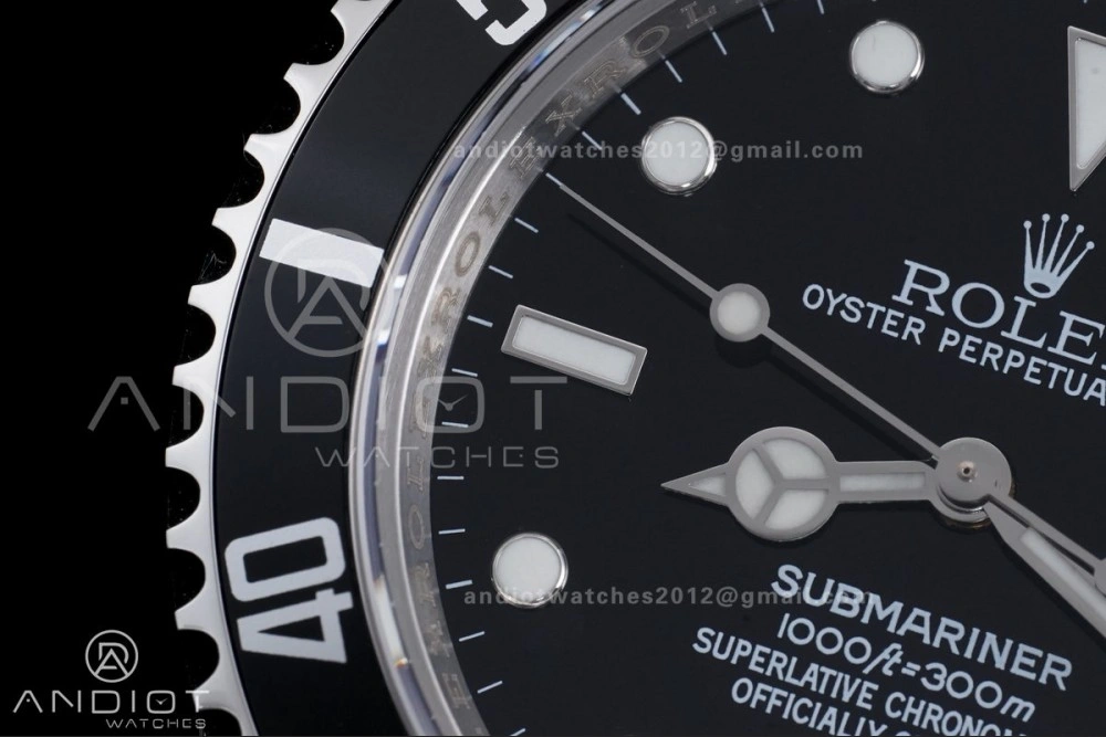 Submariner 16610 LN Black 904L Steel TMF 1:1 Best Edition on SS Bracelet SH EasyMatch 1139