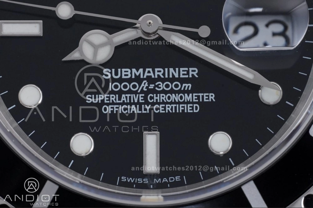 WaterResistant Submariner 16610 LN Black No Rehaut Engraving 904L Steel TMF 1:1 Best Edition on SS Bracelet SH 1143