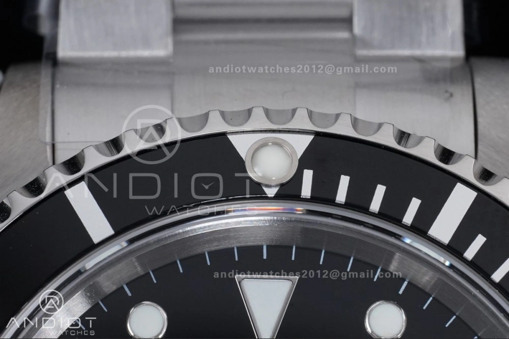 WaterResistant Submariner 16610 LN Black No Rehaut Engraving 904L Steel TMF 1:1 Best Edition on SS Bracelet SH 1143