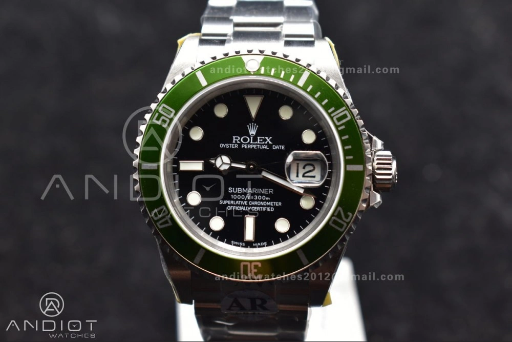Seasonal Submariner 16610 LV Green 904L Steel ARF1:1 Best Edition on SS Bracelet SH3135 V 1140
