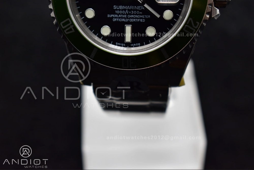 Seasonal Submariner 16610 LV Green 904L Steel ARF1:1 Best Edition on SS Bracelet SH3135 V 1140