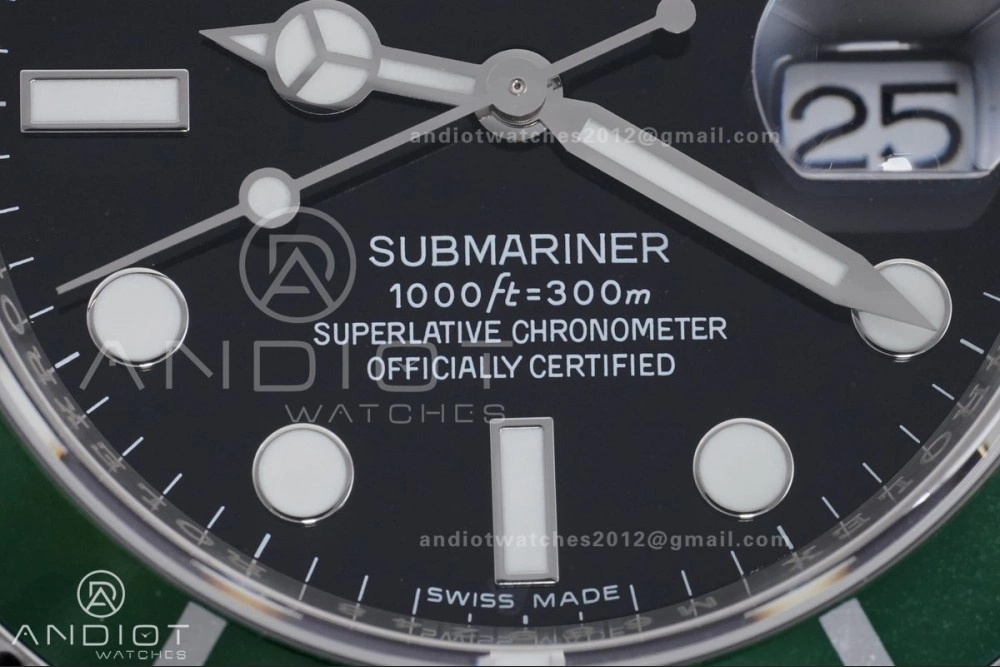 Submariner 16610 LV Green 904L Steel TMF 1:1 Kermit Best Edition on SS Bracelet SH GoodFit 1142