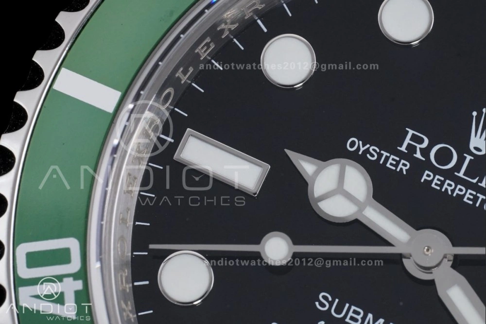 Submariner 16610 LV Green 904L Steel TMF 1:1 Kermit Best Edition on SS Bracelet SH GoodFit 1142