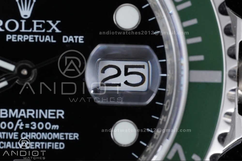 Submariner 16610 LV Green 904L Steel TMF 1:1 Kermit Best Edition on SS Bracelet SH GoodFit 1142